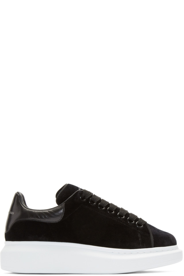 alexander mcqueen black velvet