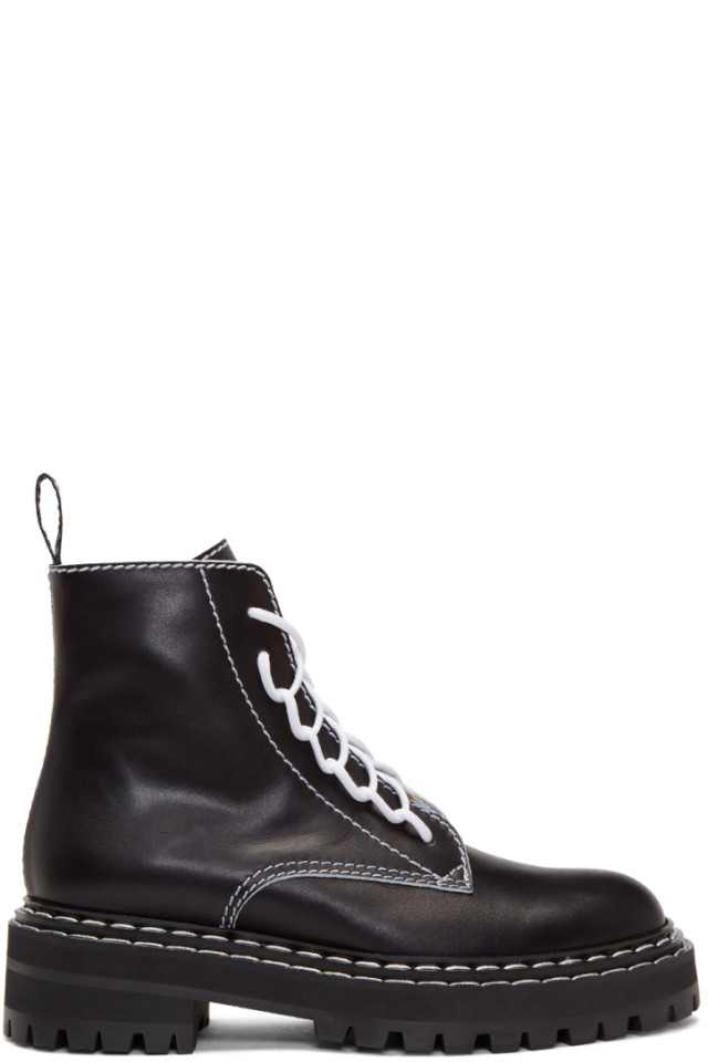 proenza schouler lace up boots