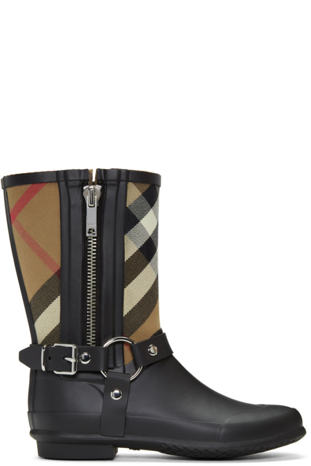 Black Zane Rain Boots from SSENSE - Styhunt