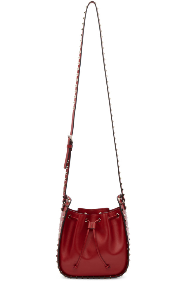 Valentino Red Valentino Garavani Small Rockstud Bucket Bag from