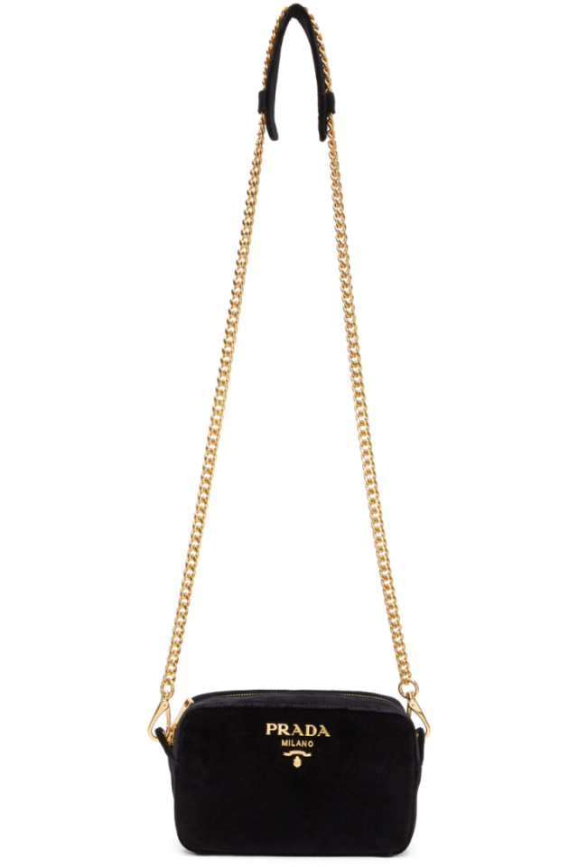prada velvet crossbody bag