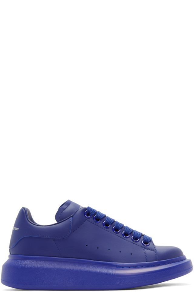 alexander mcqueen oversized sneaker blue