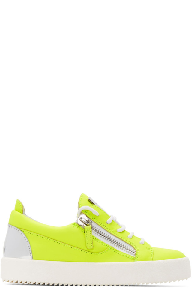 giuseppe zanotti yellow shoes