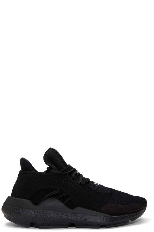 Y-3 Black Saikou Boost Sneakers from 