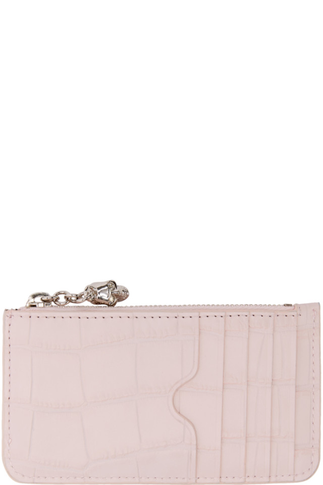 alexander mcqueen pink croc