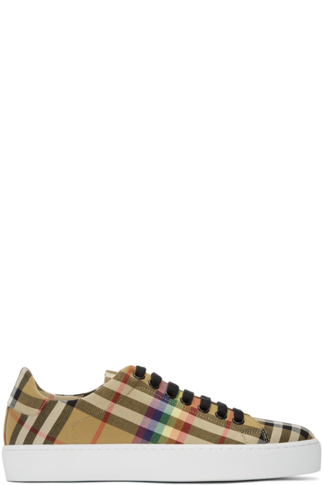 burberry rainbow sneakers