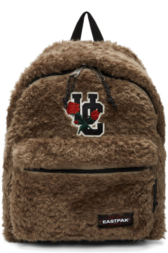 eastpak fur backpack