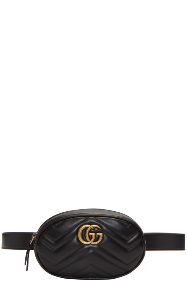 gucci black gg marmont
