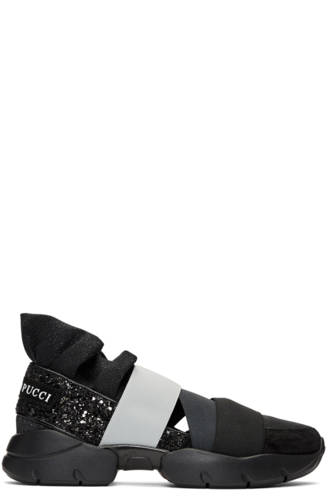 emilio pucci black sneakers