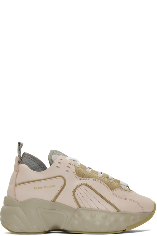 acne manhattan sneakers beige