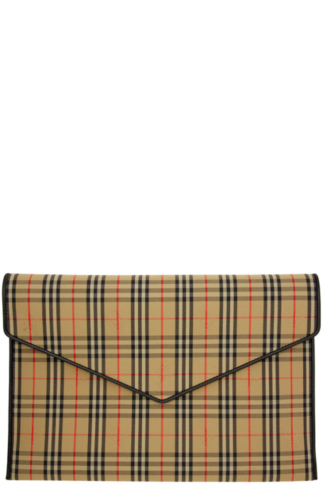 burberry envelope clutch