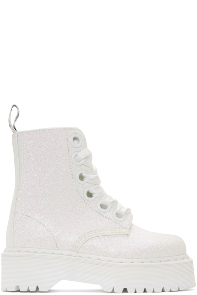 all white doc martins