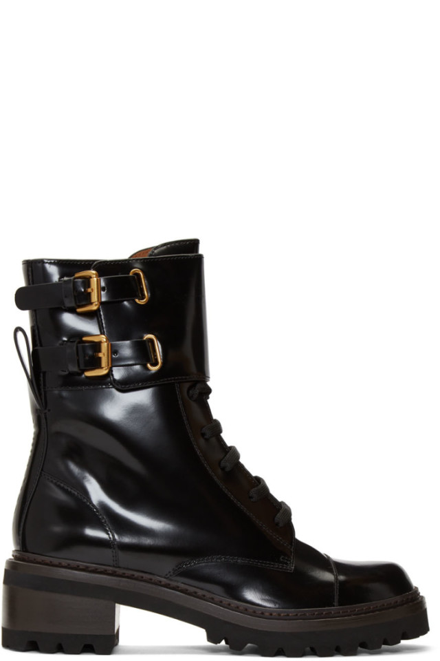 chloe biker boots