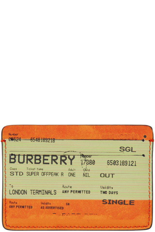 burberry ticket card holder