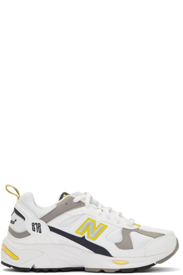 new balance 878 white yellow