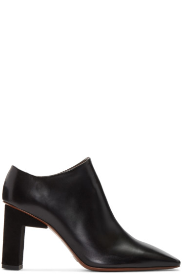 orange square toe heels
