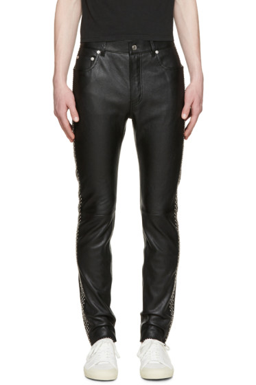 Designer Leather Pants for Men | SSENSE