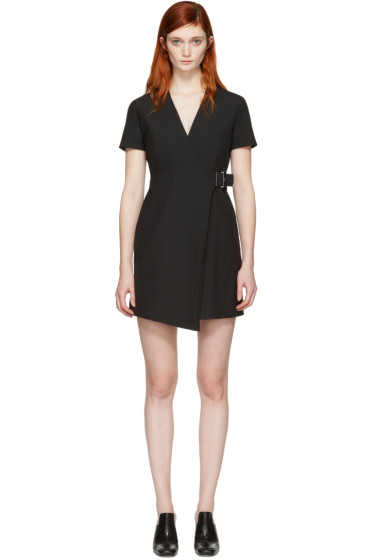 Carven - Black Buckle Dress