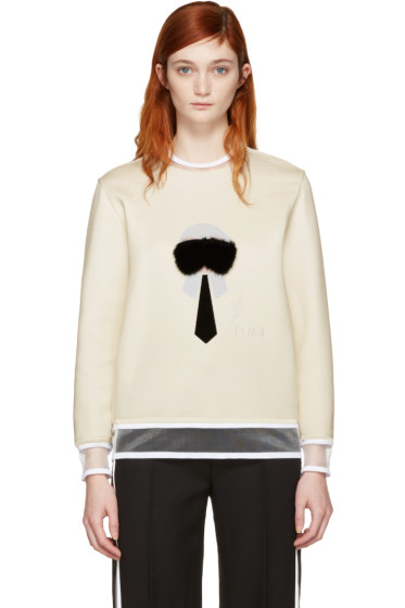 Fendi - White Karlito Pullover