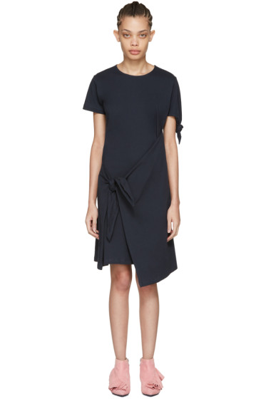 J.W. Anderson - Navy Single Knot T-Shirt Dress