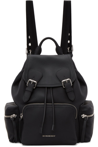 Burberry - Black Leather Rucksack