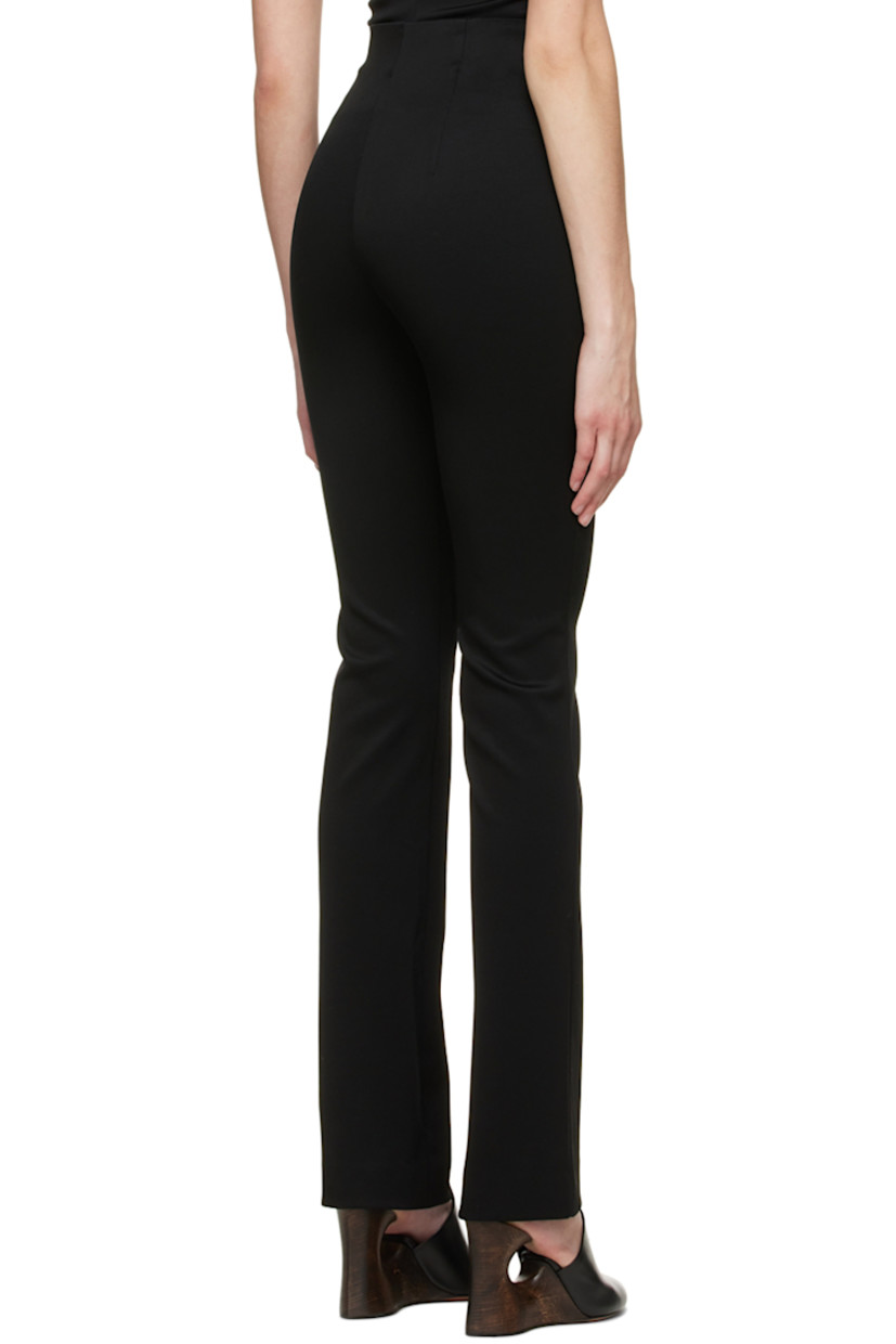 Stretch viscose and nylon-blend jersey trousers.

· Logo embroidered at waistband
· Concealed zip closure at outseam

Supplier color: Black