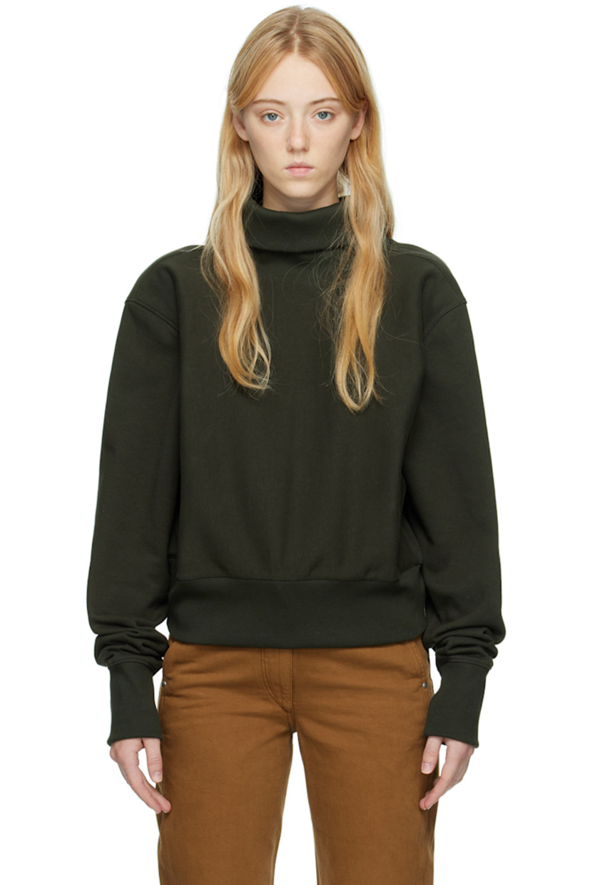 Cotton fleece sweater. Rib knit trim throughout.

Available online exclusively at SSENSE.

Supplier color: Beluga
