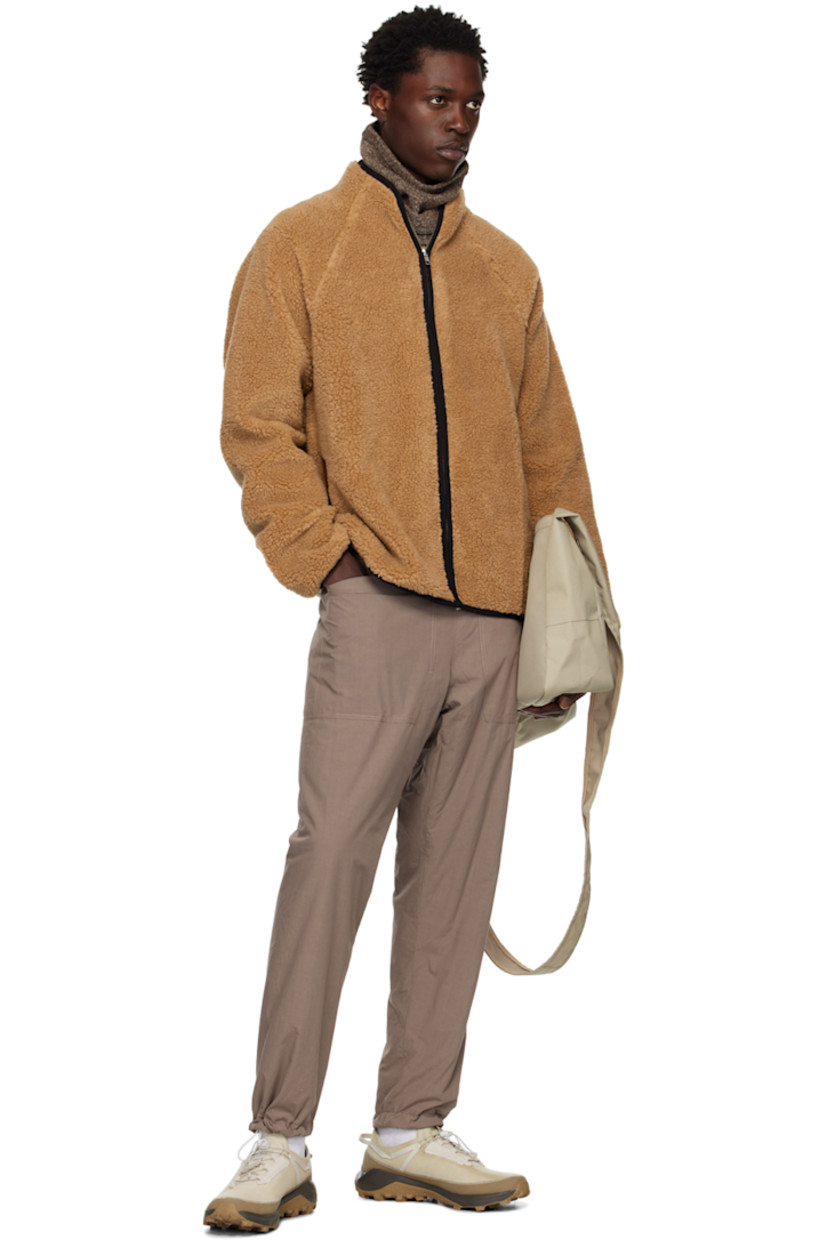Insulated cotton broadcloth trousers. 

· Bungee-style drawstring at waistband and cuffs
· Four-pocket styling
· Fully lined

Supplier color: Chocolate/Rust