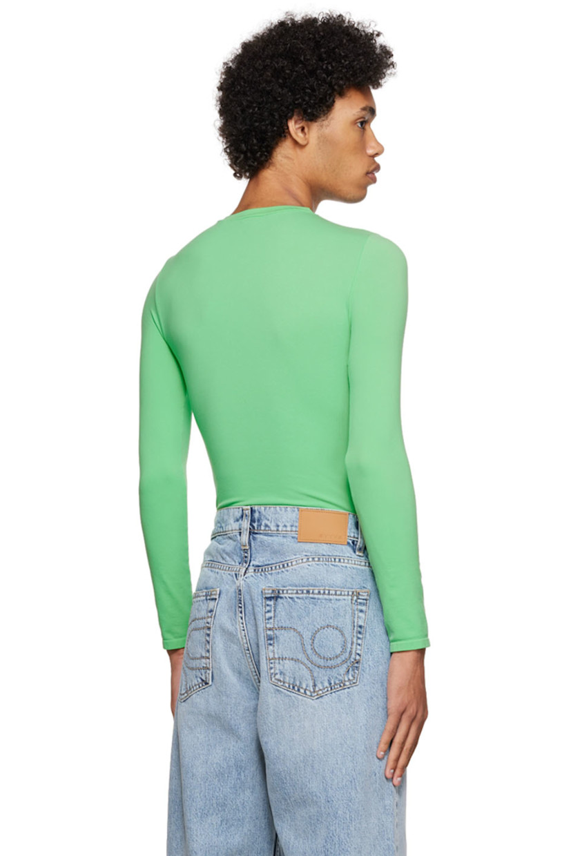 Lightweight polypropylene jersey shirt. 

· Crewneck 
· Intarsia knit pattern at front

Available exclusively at SSENSE.

Supplier color: Jade