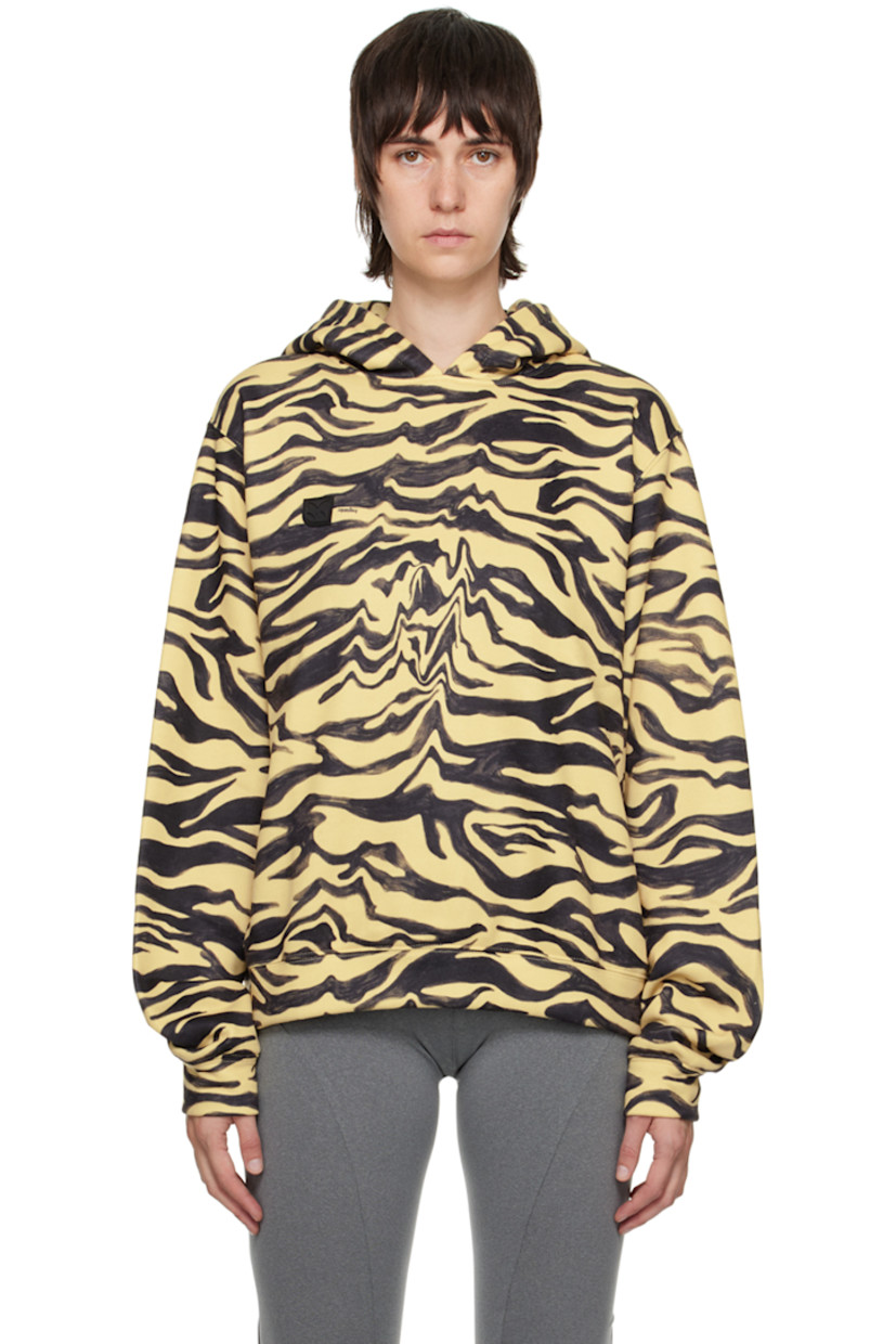 Cotton and polyester-blend fleece hoodie.

· Graphic pattern printed throughout
· Rubberized logo patch at front

Supplier color: Yellow