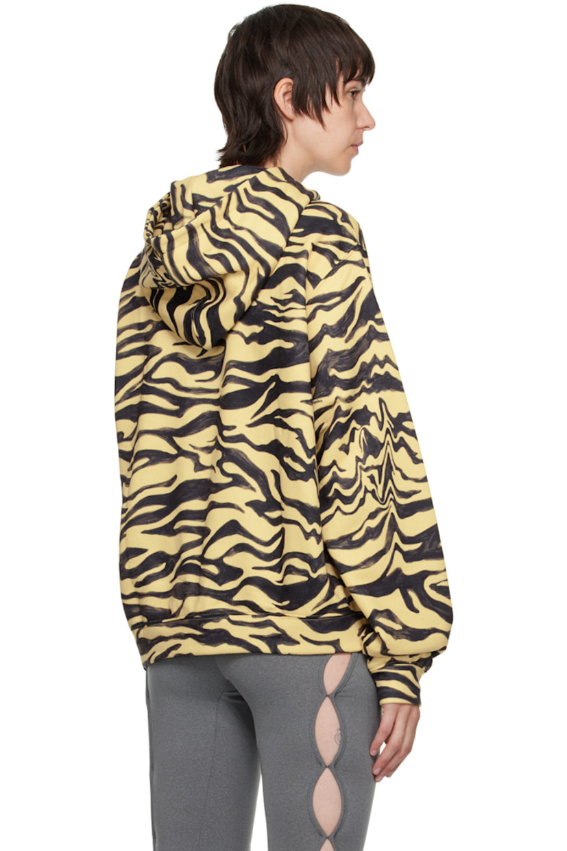 Cotton and polyester-blend fleece hoodie.

· Graphic pattern printed throughout
· Rubberized logo patch at front

Supplier color: Yellow