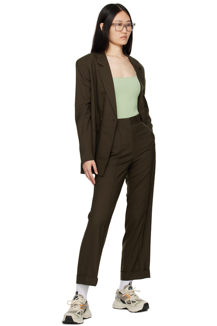 Rib knit FSC-certified Ecovero viscose-blend bodysuit. Seamless WholeGarment® technology.

· Square neck
· Fixed spaghetti straps
· Low back

Part of the ZERO collection. 

Supplier color: Sage