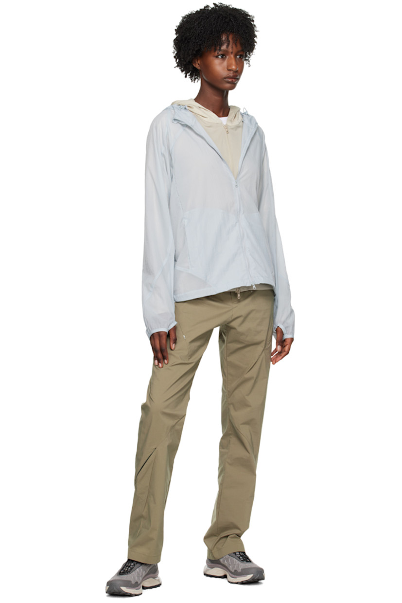 Lightweight paneled lyocell jersey and stretch polyester jersey hoodie.

· Two-way zip closure
· Dolman sleeves

Supplier color: Grey