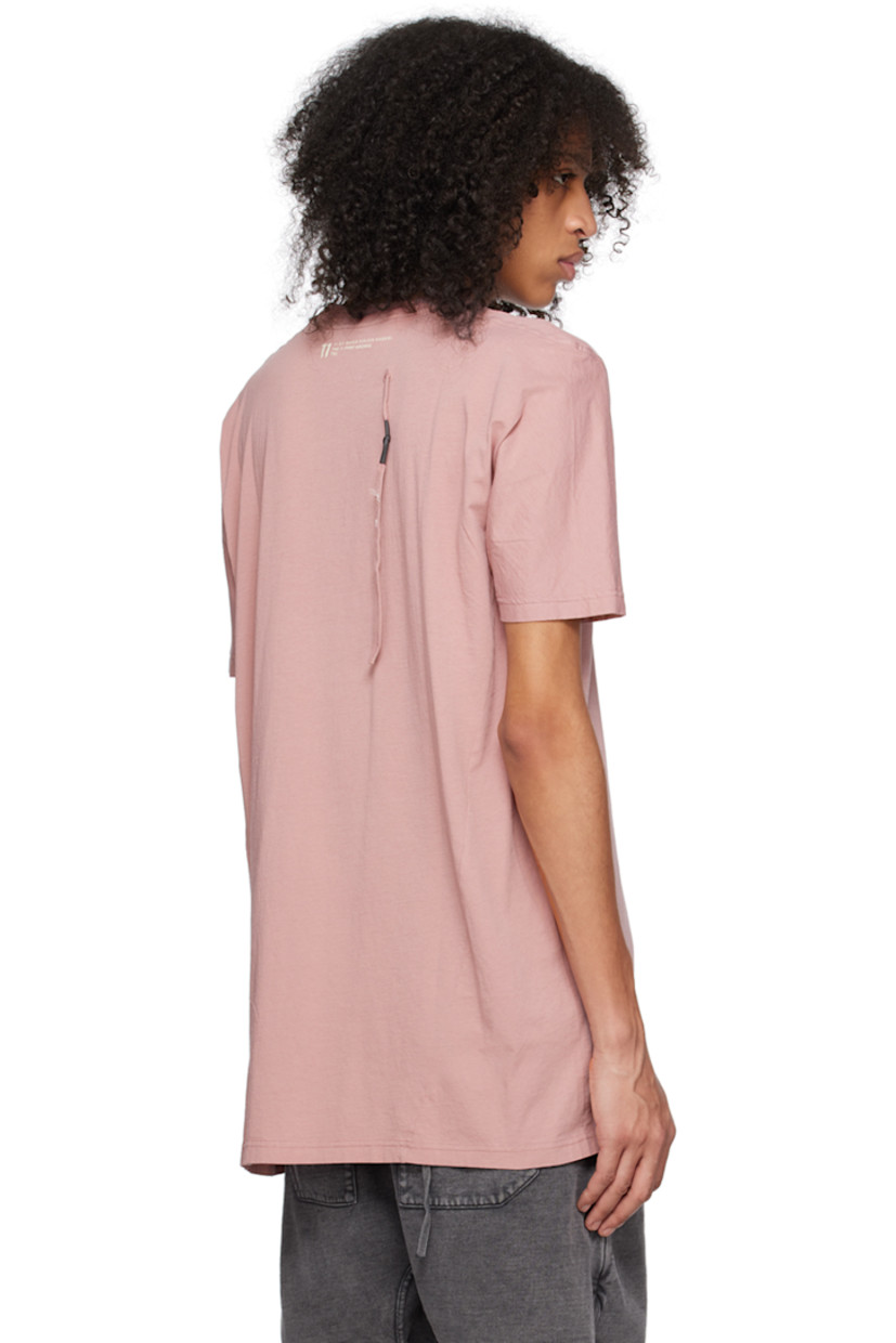 Garment-dyed cotton jersey T-shirt.

· Rib knit crewneck
· Logo printed at front and back
· Drawstring at back collar

Each item is unique. Please note that coloration may vary.

Supplier color: Mellow rose