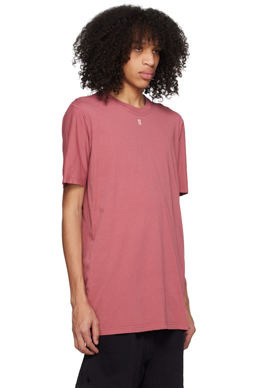 Garment-dyed cotton jersey T-shirt.

· Rib knit crewneck
· Logo printed at front and back
· Drawstring at back collar

Each item is unique. Please note that coloration may vary.

Supplier color: Dry rose