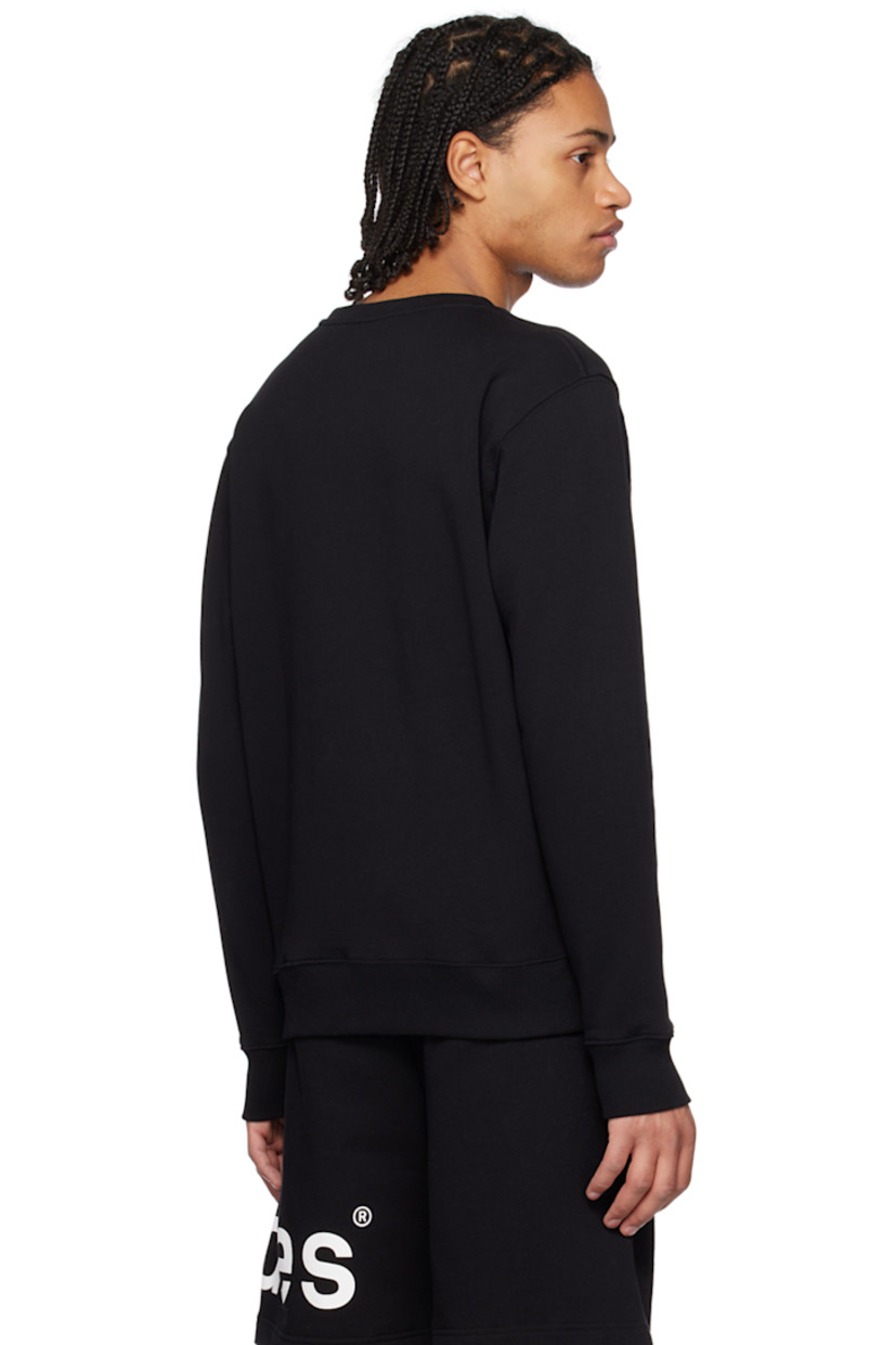 Organic cotton fleece sweatshirt.

· Rib knit crewneck, hem, and cuffs
· Logo embroidered at chest

Supplier color: Black
