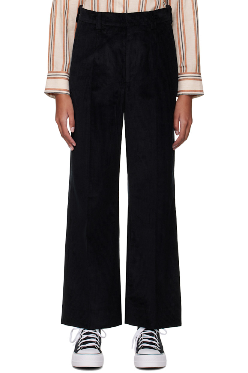 Cotton corduroy trousers.

· Belt loops
· Four-pocket styling
· Zip-fly

Wholesale exclusivity at SSENSE.

Supplier color: Black