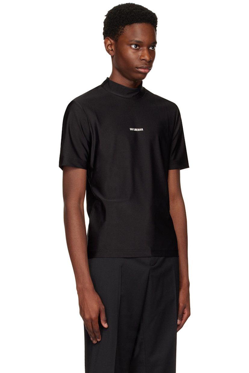 Stretch polyester jersey turtleneck.

· Logo printed at front
· Raglan sleeves 

Supplier color: Black