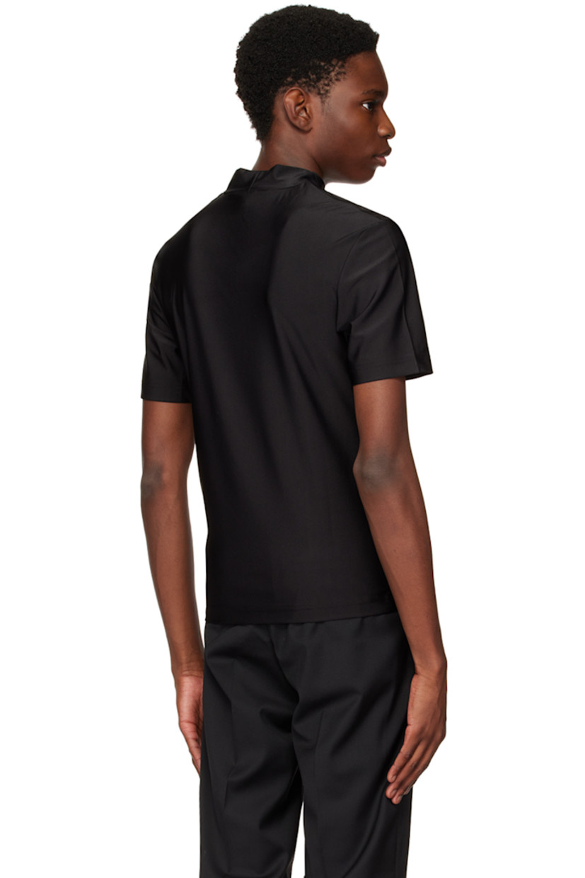 Stretch polyester jersey turtleneck.

· Logo printed at front
· Raglan sleeves 

Supplier color: Black