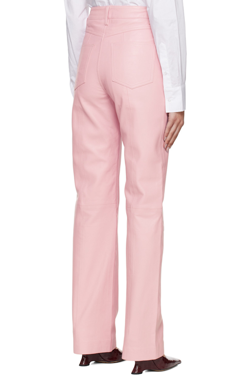 Grained sheepskin pants. 

· Belt loops
· Five-pocket styling
· Zip-fly 

Supplier color: Orchid pink
