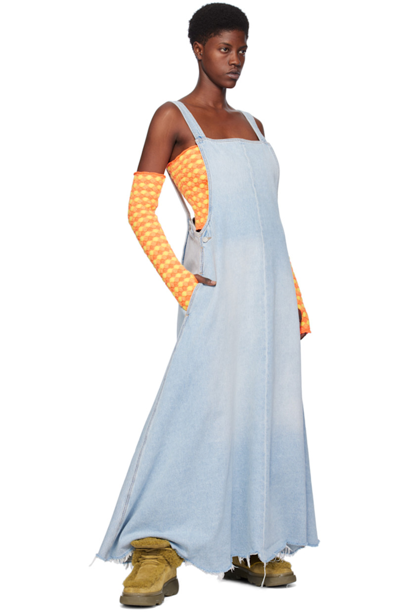 Knit and brushed knit polyester-blend tank top. Scalloped edges, metallic thread detailing, and jacquard pattern throughout. 

· Straight neck
· Arm warmers included

Supplier color: Orange
