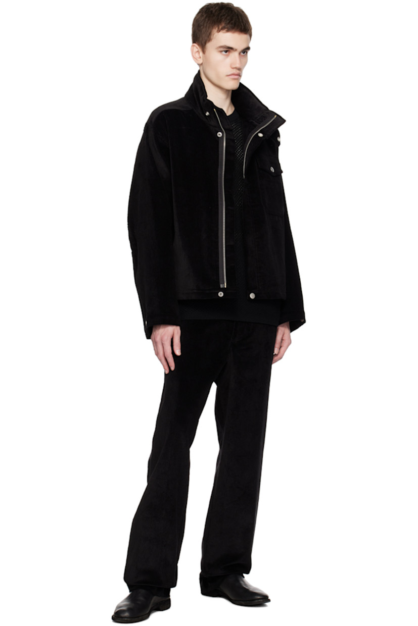 Semi-sheer open knit cashmere sweater. Rib knit crewneck, hem, and cuffs

Supplier color: Black