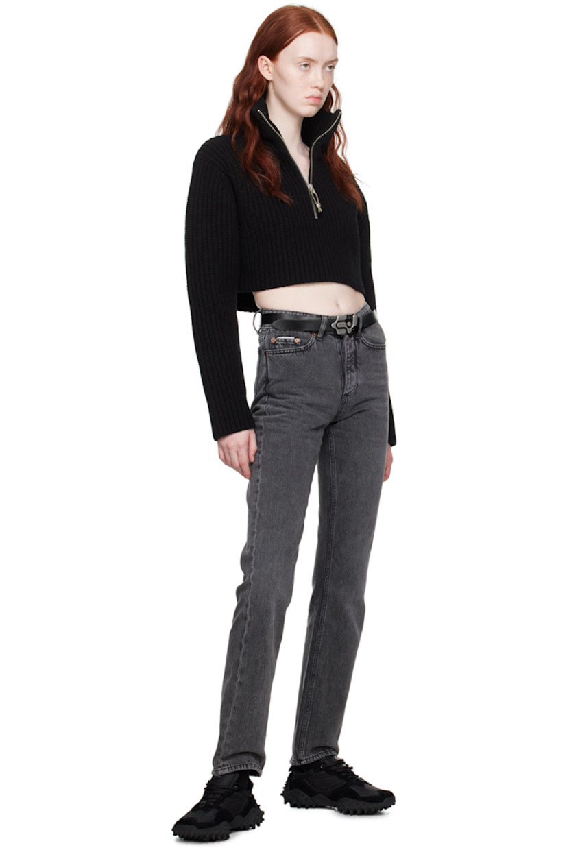 Straight-leg non-stretch denim jeans. Fading throughout.

· Belt loops
· Five-pocket styling
· Button-fly
· Logo patch at coin pocket
· Rubberized logo patch at back waistband
· Logo-engraved copper-tone hardware

Supplier color: Sulphur