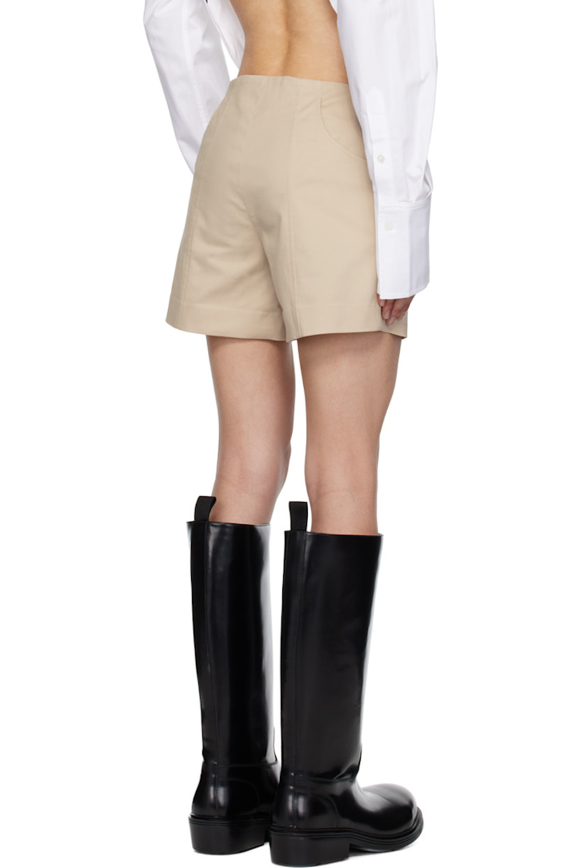 Stretch cotton twill shorts.

· Paneled construction
· Four-pocket styling
· Zip-fly
· Unlined

Supplier color: Sand