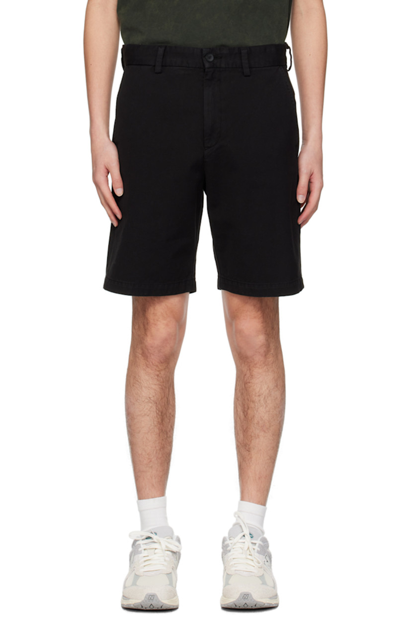 Breathable supima cotton-blend twill shorts. 

· Belt loops
· Four-pocket styling 
· Zip-fly 

Supplier color: Black