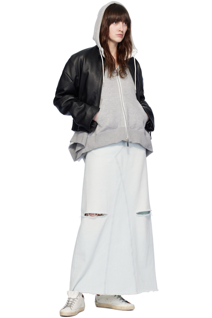 Handcrafted low-top buffed leather sneakers in white and brown. 

· Smudging throughout
· Lace-up closure
· Perforated detailing at tongue and sides
· Padded collar
· Signature star appliqué and text printed at outer side
· Logo embossed at heel tab
· Suede and terrycloth lining
· Treaded rubber sole

Available exclusively at SSENSE.

Supplier color: White/Brown