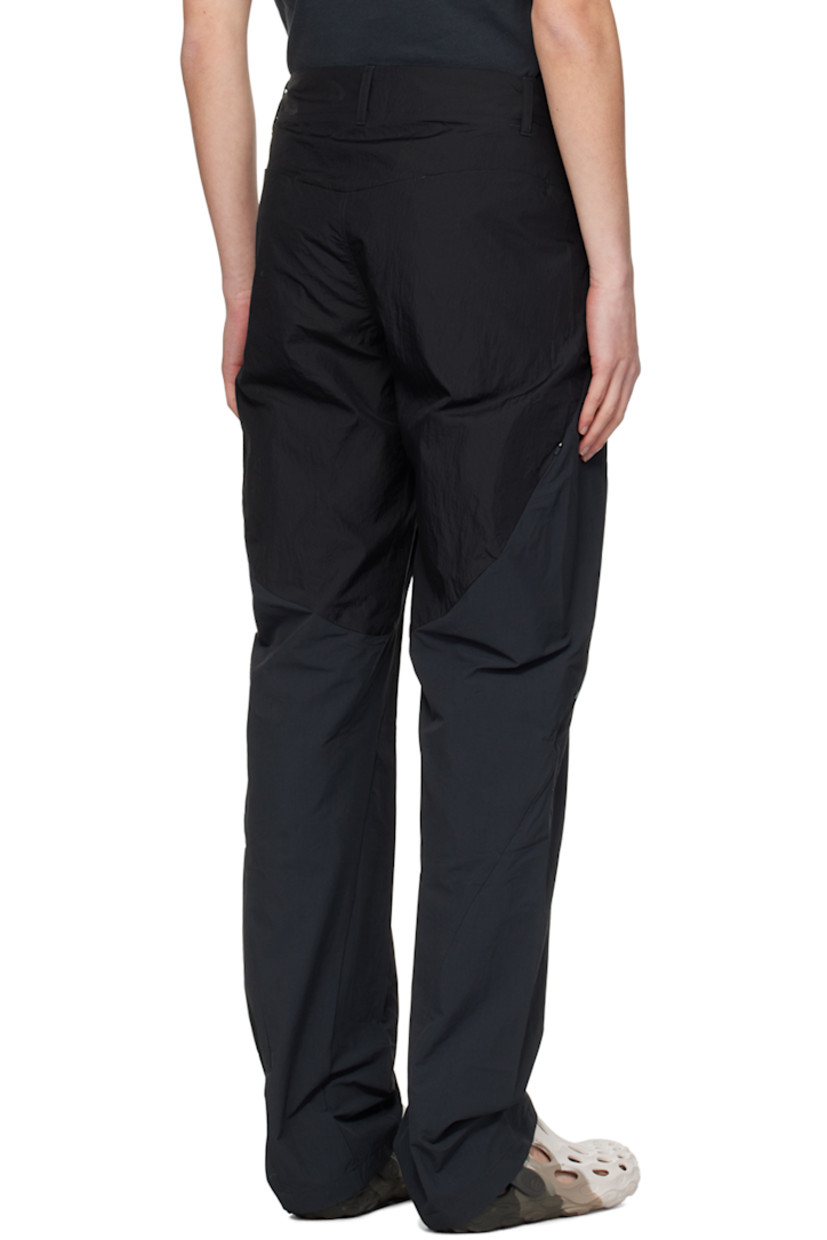 Water-repellent crinkled stretch nylon taffeta trousers.

· Paneled construction
· Belt loops
· Four-pocket styling
· EXCELLA® zip-fly
· CONCEAL® zip pockets at outseams

Part of the 6.0 collection.

Supplier color: Black