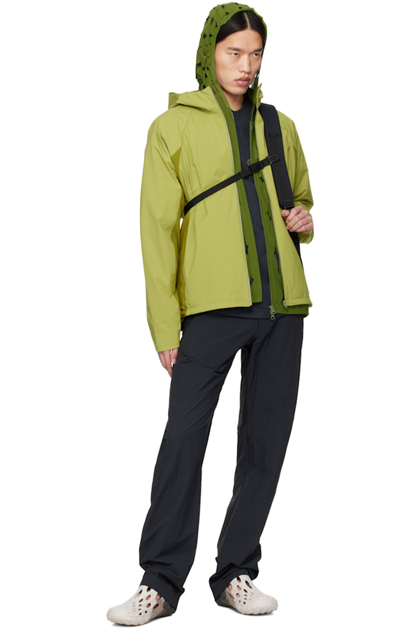 Water-repellent crinkled stretch nylon taffeta trousers.

· Paneled construction
· Belt loops
· Four-pocket styling
· EXCELLA® zip-fly
· CONCEAL® zip pockets at outseams

Part of the 6.0 collection.

Supplier color: Black