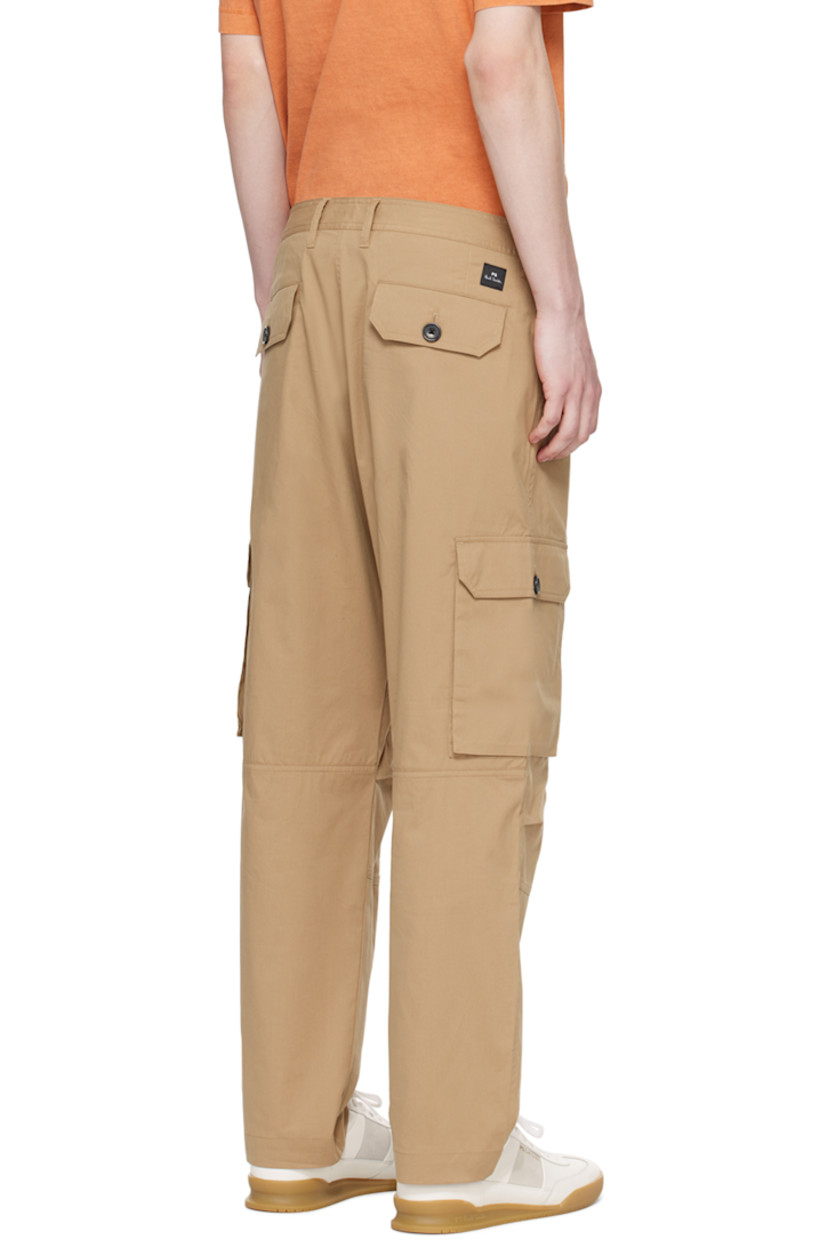 Stretch cotton- and nylon-blend taffeta cargo pants. 

· Belt loops 
· Five-pocket styling 
· Zip-fly 
· Reinforced panel at knees
· Cargo pocket at outseams
· Logo patch at back 

Supplier color: Browns