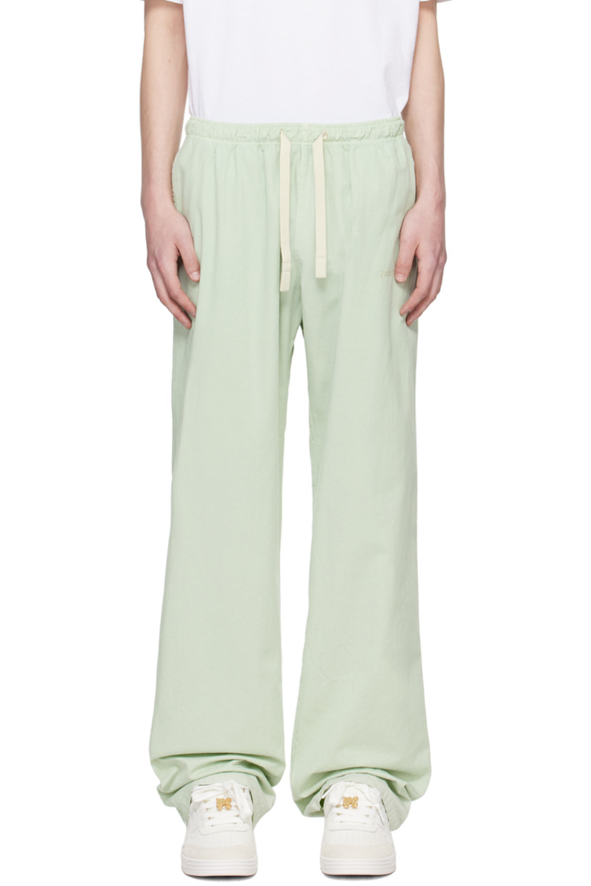 Cotton jersey sweatpants.

· Drawstring at elasticized waistband
· Four-pocket styling
· Logo embroidered at leg
· Partially lined

Supplier color: Mint/Mint